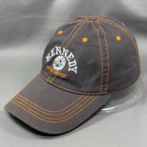 Kennedy Space Center Strapback Hat Cap Gray NASA Apollo Souvenir Florida Mens